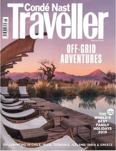 Portada de Conde Nast Traveller, junio 2019.